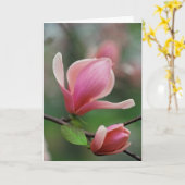 Schaduwen van het Wenskaart van de Lente Kaart (Gele Bloem)