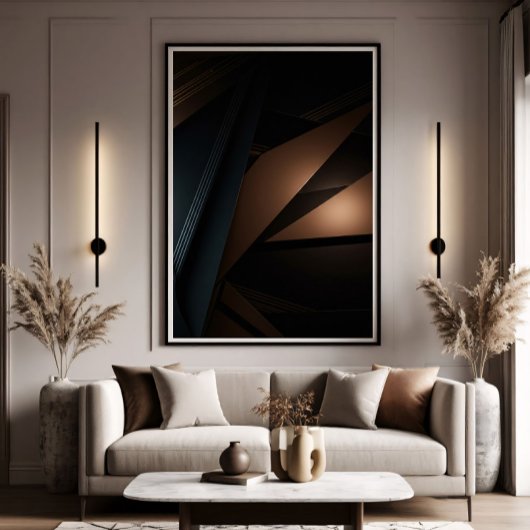 Schaduwen van Luxe Canvas Afdruk