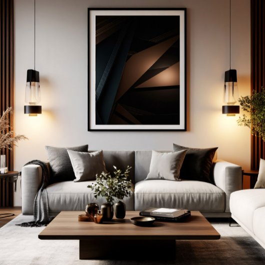 Schaduwen van Luxe Poster