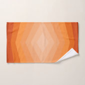 Schaduwen van Oranje geometrische Abstracte kunst Bad Handdoek (Handdoek)