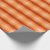 Schaduwen van Oranje geometrische Abstracte kunst Cadeaupapier (Hoek)