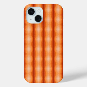 Schaduwen van Oranje geometrische Abstracte kunst iPhone 15 Case