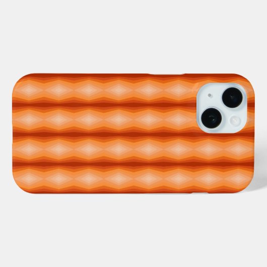 Schaduwen van Oranje geometrische Abstracte kunst Case-Mate iPhone Case (Achterkant (horizontaal))