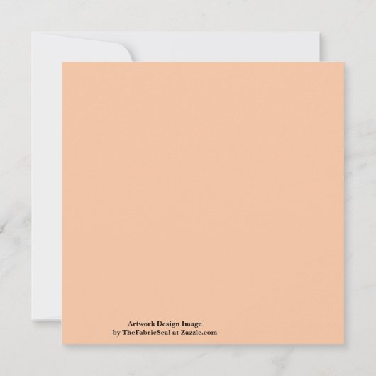 Schaduwen van Oranje geometrische Abstracte kunst Kaart (Achterkant)