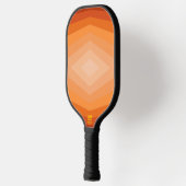 Schaduwen van Oranje geometrische Abstracte kunst Pickleball Paddle (Links)