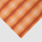 Schaduwen van Oranje geometrische Abstracte kunst Tissuepapier (Detail)