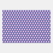 Schaduwen van Paarse bubbels Inpakpapier Vel (Voorkant 3)