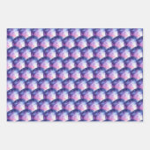 Schaduwen van Paarse bubbels Inpakpapier Vel (Voorkant)
