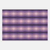 Schaduwen van Paarse geometrische Abstracte kunst Inpakpapier Vel (Voorkant)