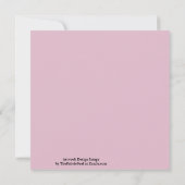 Schaduwen van Paarse geometrische Abstracte kunst Kaart (Achterkant)