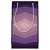 Schaduwen van Paarse geometrische Abstracte kunst Klein Cadeauzakje (Voorkant)