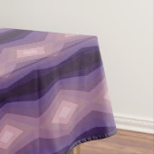 Schaduwen van Paarse geometrische Abstracte kunst Tafelkleed (Voorbeeld)