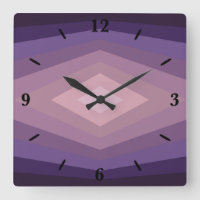 Schaduwen van Paarse geometrische Abstracte kunst