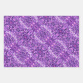 Schaduwen van Paarse, roze en witte wervelpatroon Inpakpapier Vel (Voorkant)