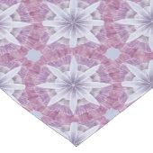 Schaduwen van Paarse Waterverf Pinwheel Table Runn Korte Tafelloper (Hoek)