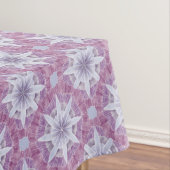 Schaduwen van Paarse Waterverf Pinwheel Tafeldoek Tafelkleed (Voorbeeld)