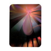 Schaduwen van Rode Explosie Magneet (Verticaal)