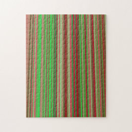 Schaduwen van rood en groen legpuzzel