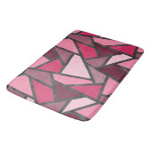 Schaduwen van roze gekleurd glas badmat (Gekanteld)