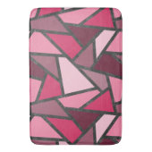 Schaduwen van roze gekleurd glas badmat (Voorkant Verticaal)
