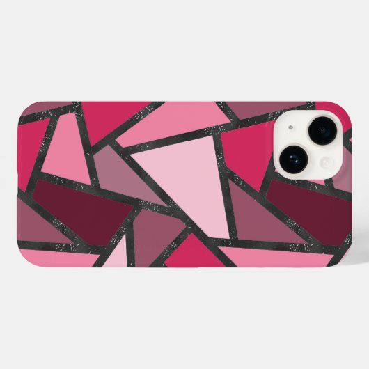 Schaduwen van roze gekleurd glas Case-Mate iPhone case (Achterkant (horizontaal))