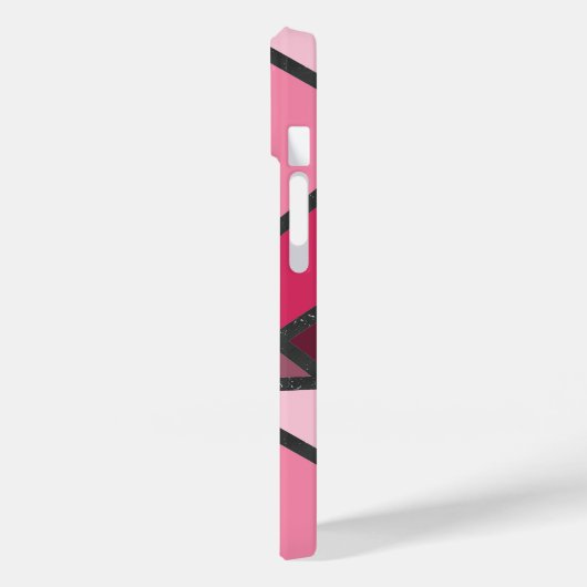 Schaduwen van roze gekleurd glas Case-Mate iPhone case (Achterkant / Links)