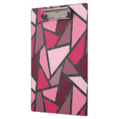 Schaduwen van roze gekleurd glas klembord (Links)