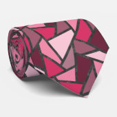 Schaduwen van roze gekleurd glas stropdas (Opgerold)