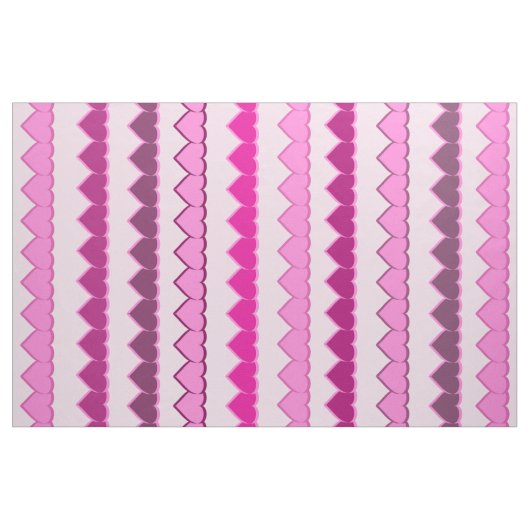 Schaduwen van roze hartslag stof (Yard (91,4 cm))