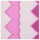Schaduwen van roze hartslag stof (Swatch)