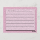 Schaduwen van roze kaart (Achterkant)