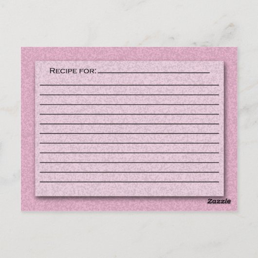 Schaduwen van roze kaart (Achterkant)