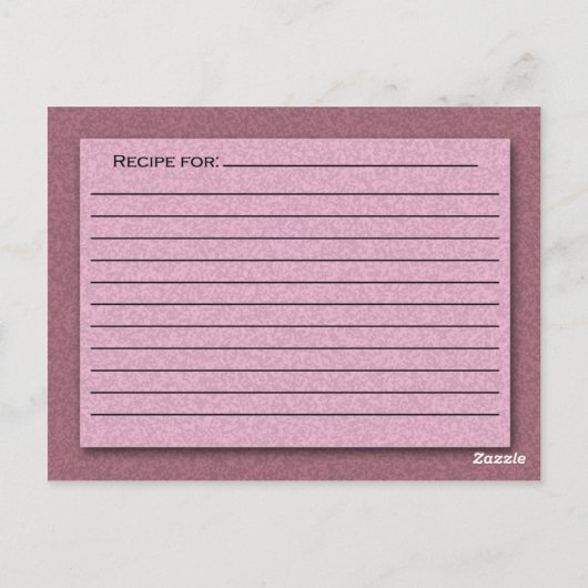 Schaduwen van roze kaart (Achterkant)