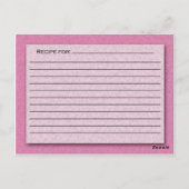 Schaduwen van roze kaart (Achterkant)