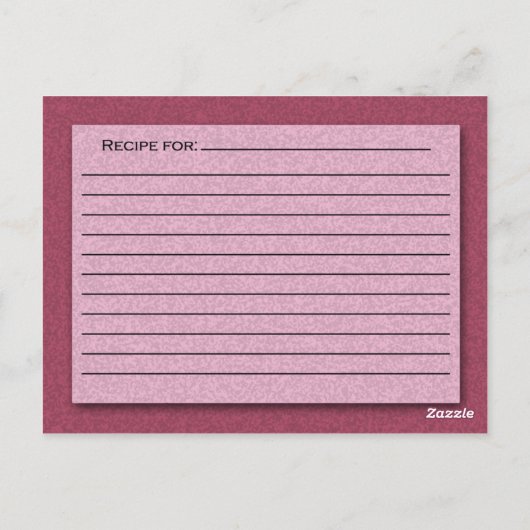 Schaduwen van roze kaart (Achterkant)