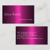 Schaduwen van roze standaardVisitekaartjes Visitekaartje (Voorkant / Achterkant)