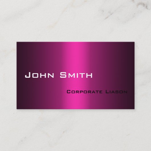 Schaduwen van roze standaardVisitekaartjes Visitekaartje (Voorkant)