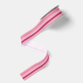 Schaduwen van roze strepen grosgrain lint (Achterkant)
