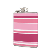 Schaduwen van roze strepen heupfles (Links)