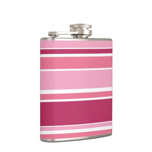Schaduwen van roze strepen heupfles (Rechts)