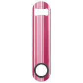 Schaduwen van roze strepen speed flessenopener (Achterkant)