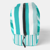 SCHADUWEN VAN TURQUOISE AQUA STARBURST WERVELINGEN TOILETTASJE (Rechts)