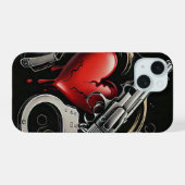 "Schaduwen van Verlangen" iPhone 15 Case (Achterkant horizontaal)