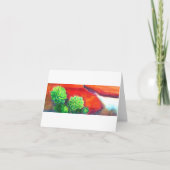 Schaduwen van Woestijn Succulents Kaart (Voorkant)