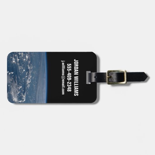 Schaduwen van wolken over het Filipijnse Zee Bagagelabel (Voorkant horizontaal)