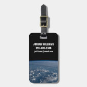 Schaduwen van wolken over het Filipijnse Zee Bagagelabel (Voorkant verticaal)