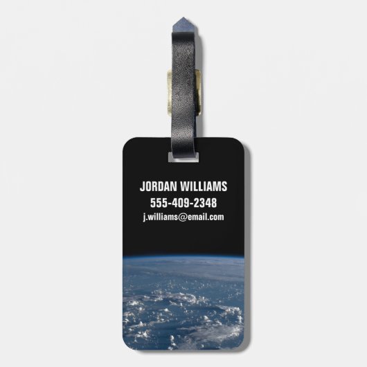 Schaduwen van wolken over het Filipijnse Zee Bagagelabel (Achterkant verticaal)