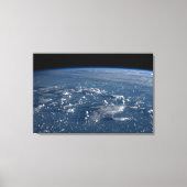 Schaduwen van wolken over het Filipijnse Zee Canvas Afdruk (Voorkant)