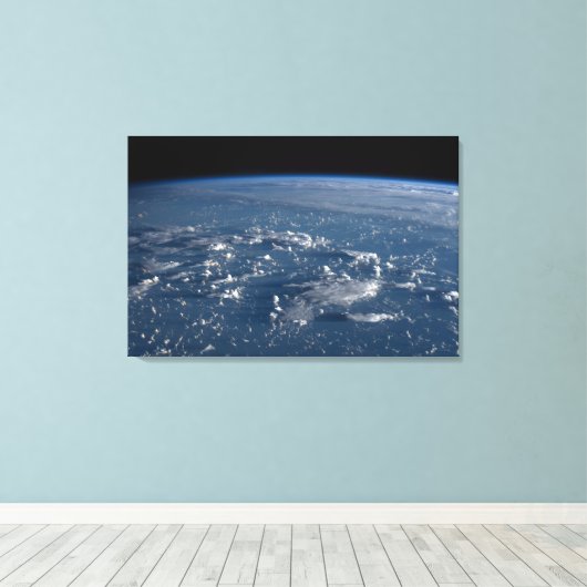 Schaduwen van wolken over het Filipijnse Zee Canvas Afdruk (Insitu (Houten vloer))