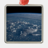 Schaduwen van wolken over het Filipijnse Zee Metalen Ornament (Voorkant)